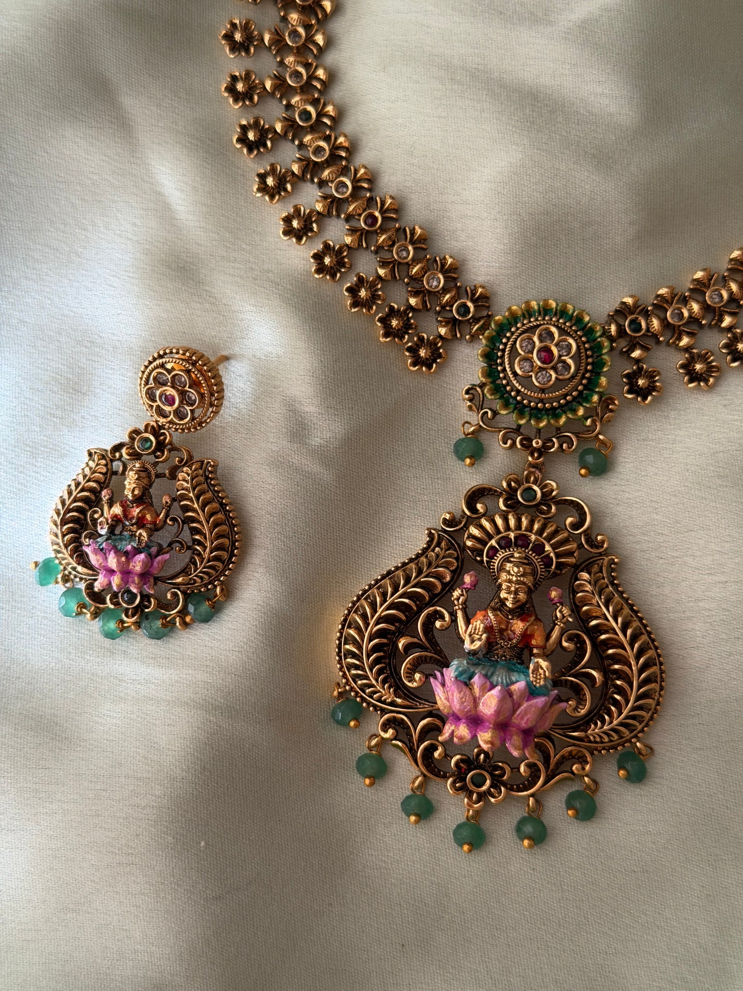 Alekhya Meenakari Necklace