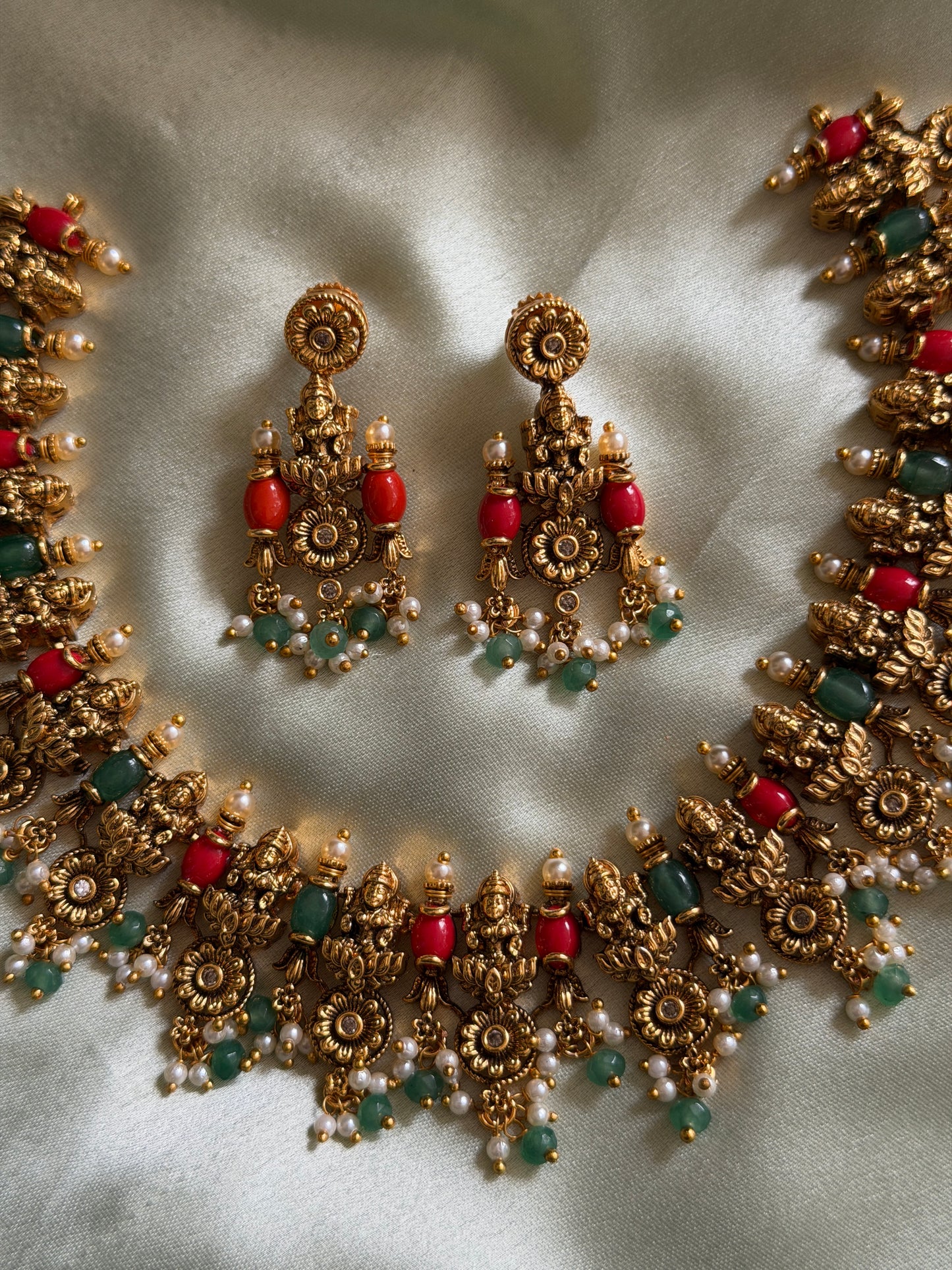 Ishitaksha Coral necklace