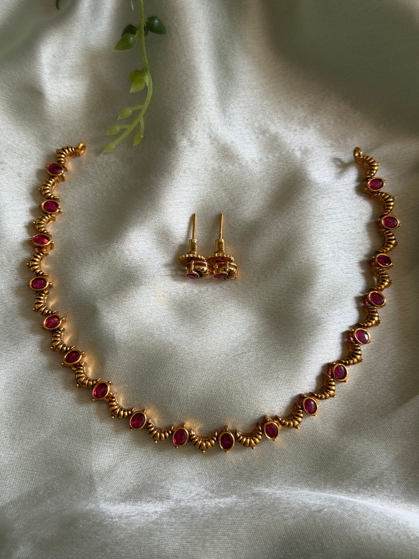Ruby Chandra Necklace