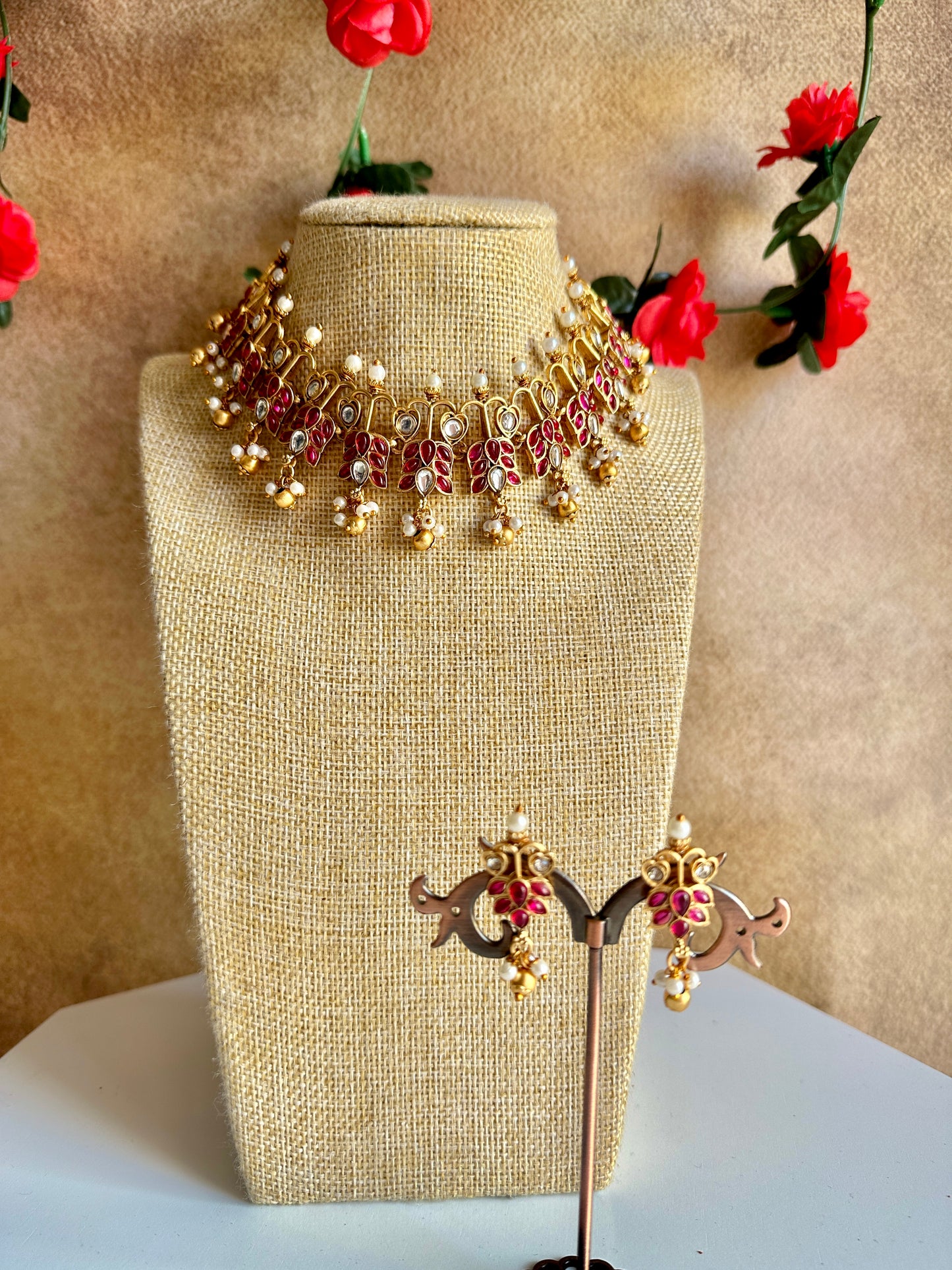 Premium Kemp Sarojini Necklace