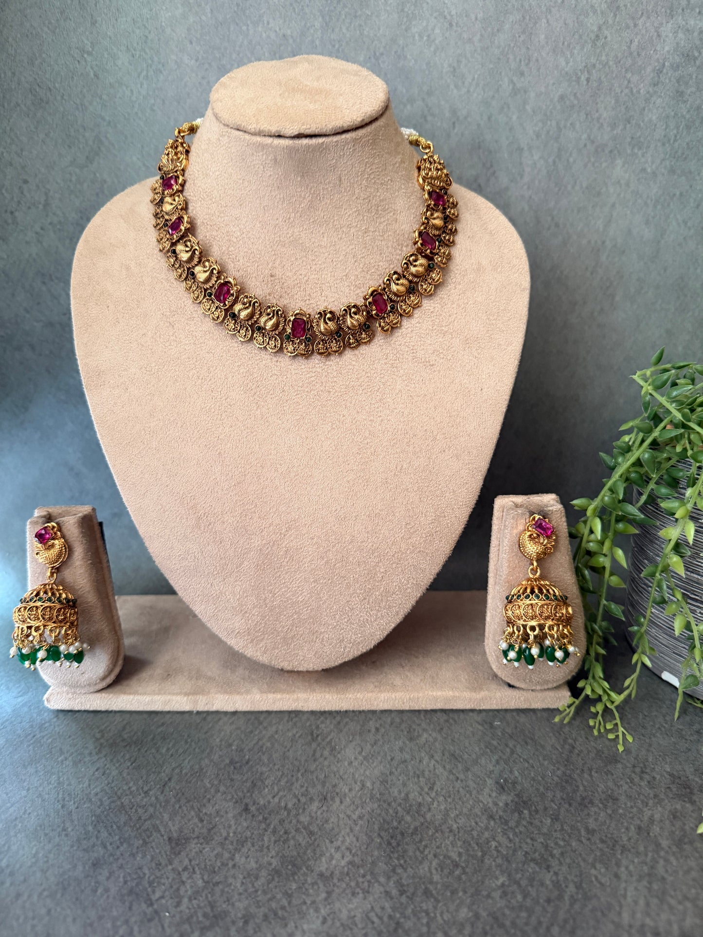 Budgeted Ruby Antique Necklace