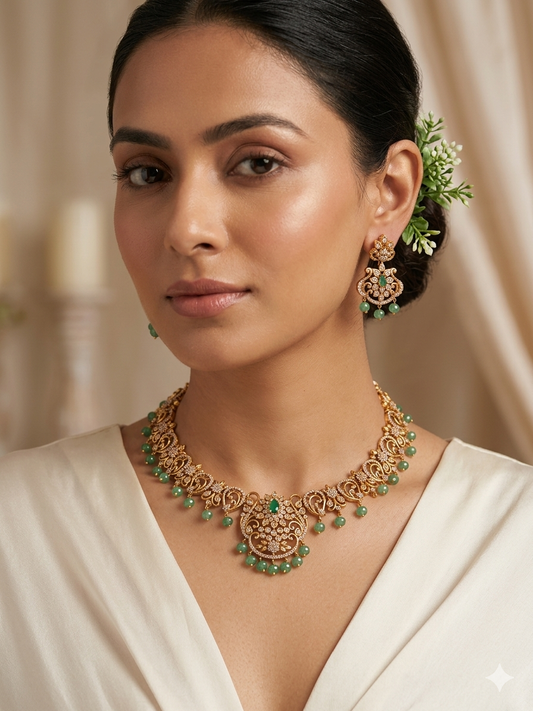 Arjitha Emerald Necklace