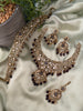 Niza Purple Semi Bridal Set