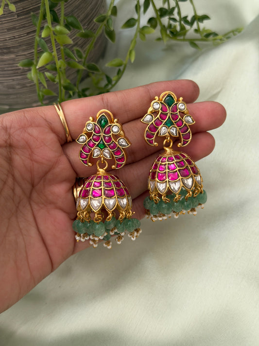 Dayaksha Jadau Jhumkas