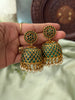 Emerald Bridal Jhumkas
