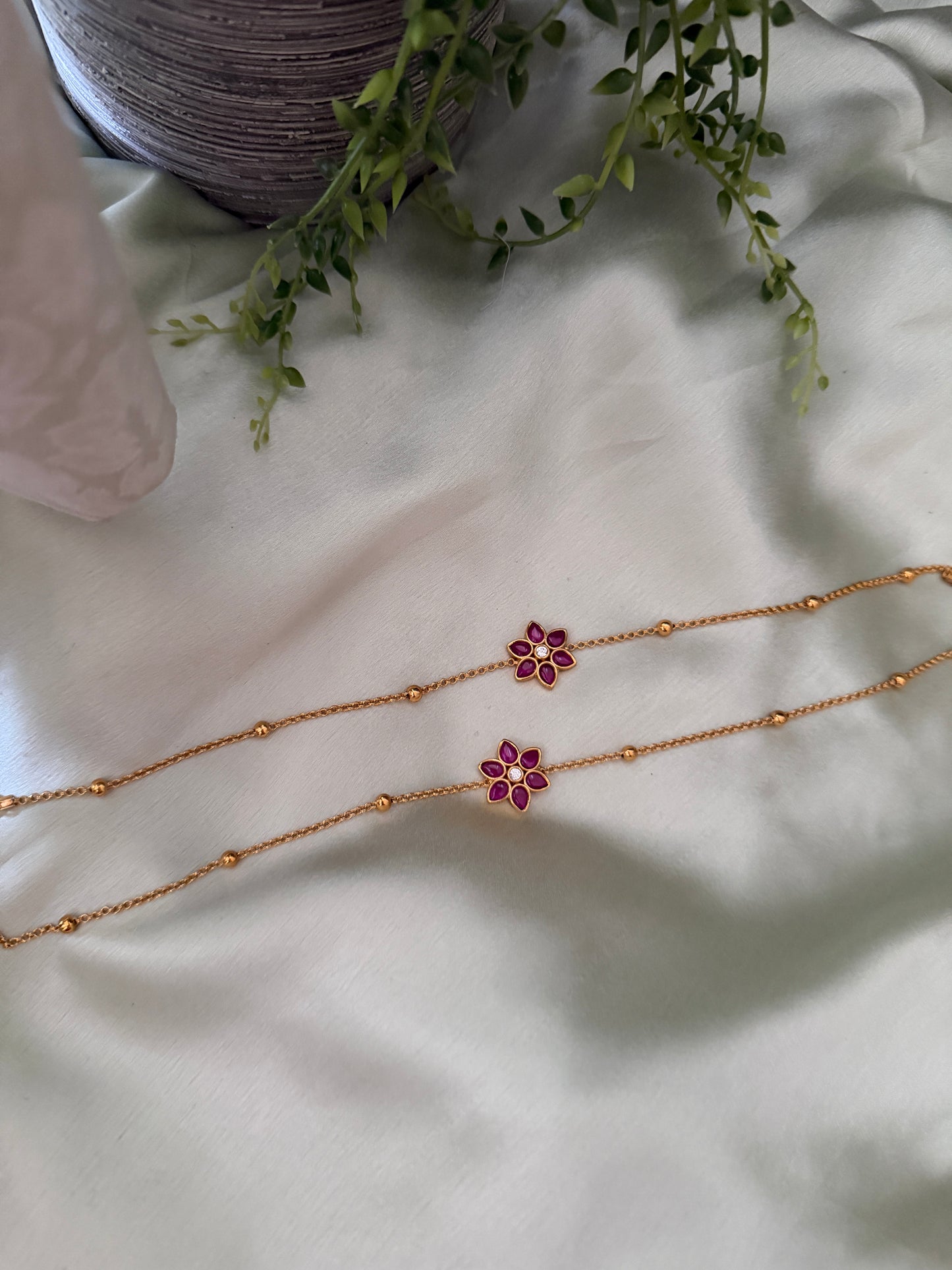 Prithika Flora Anklets
