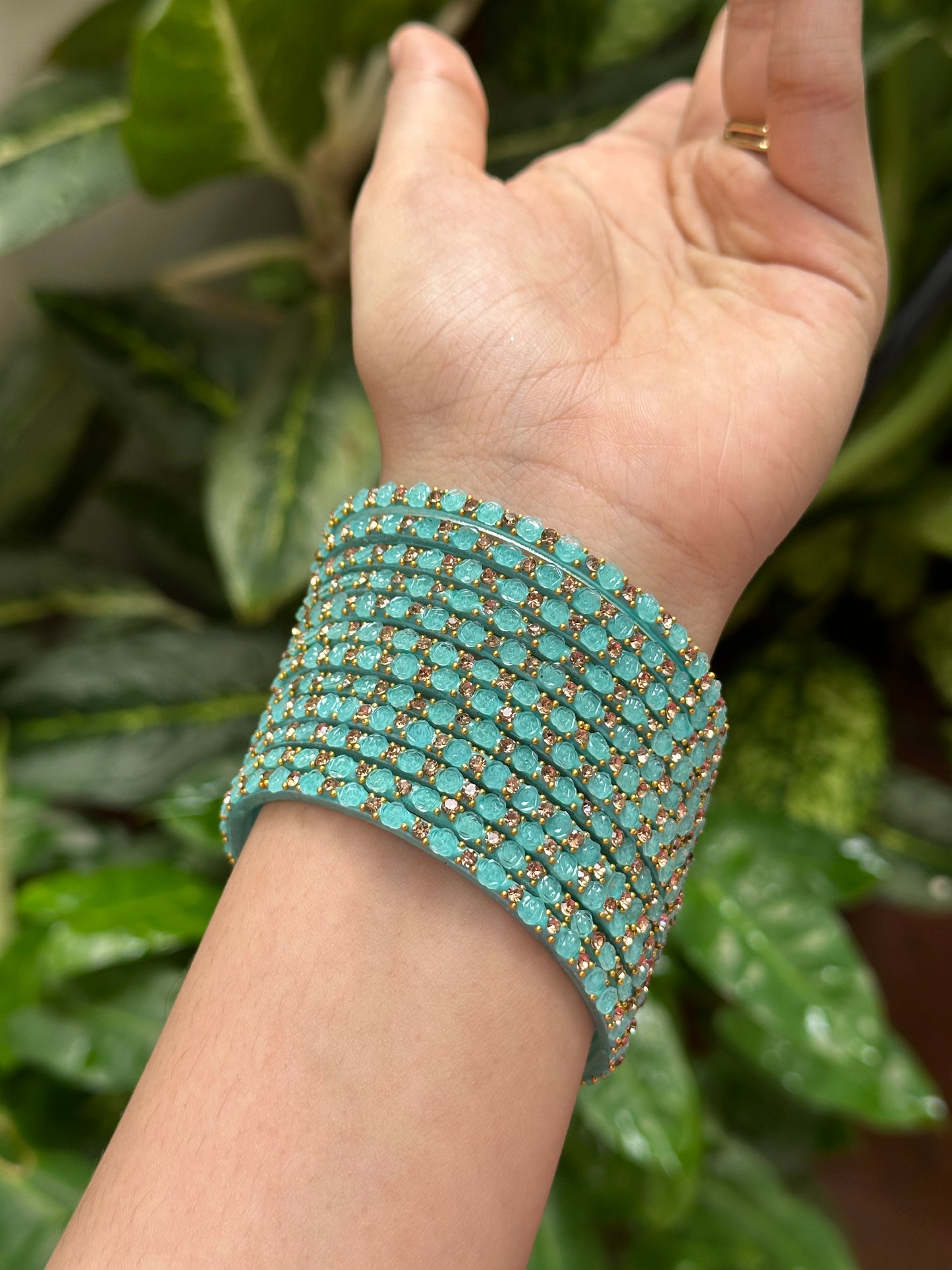 Gulab Raindrop Bangles( Per Dozen )