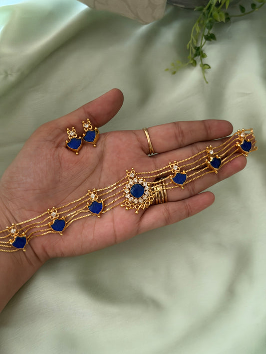 Sapphire Nagapada Choker