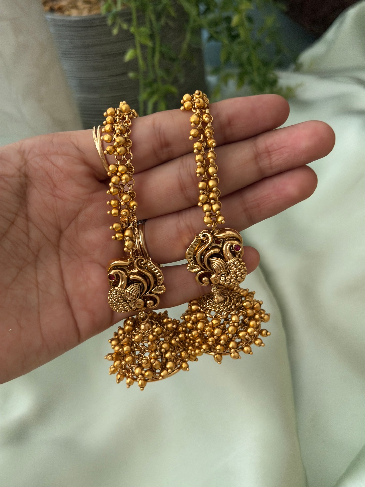 Ghungroo Jhumka with Mattal