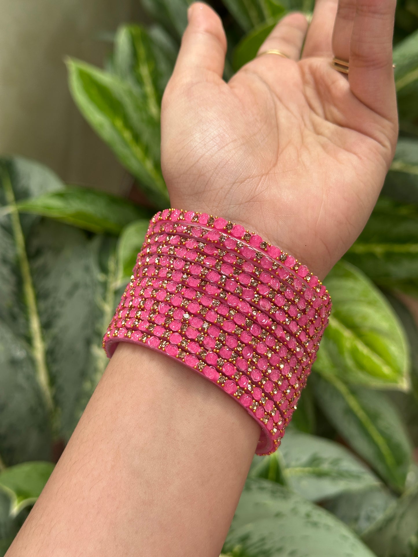 Gulab Raindrop Bangles( Per Dozen )