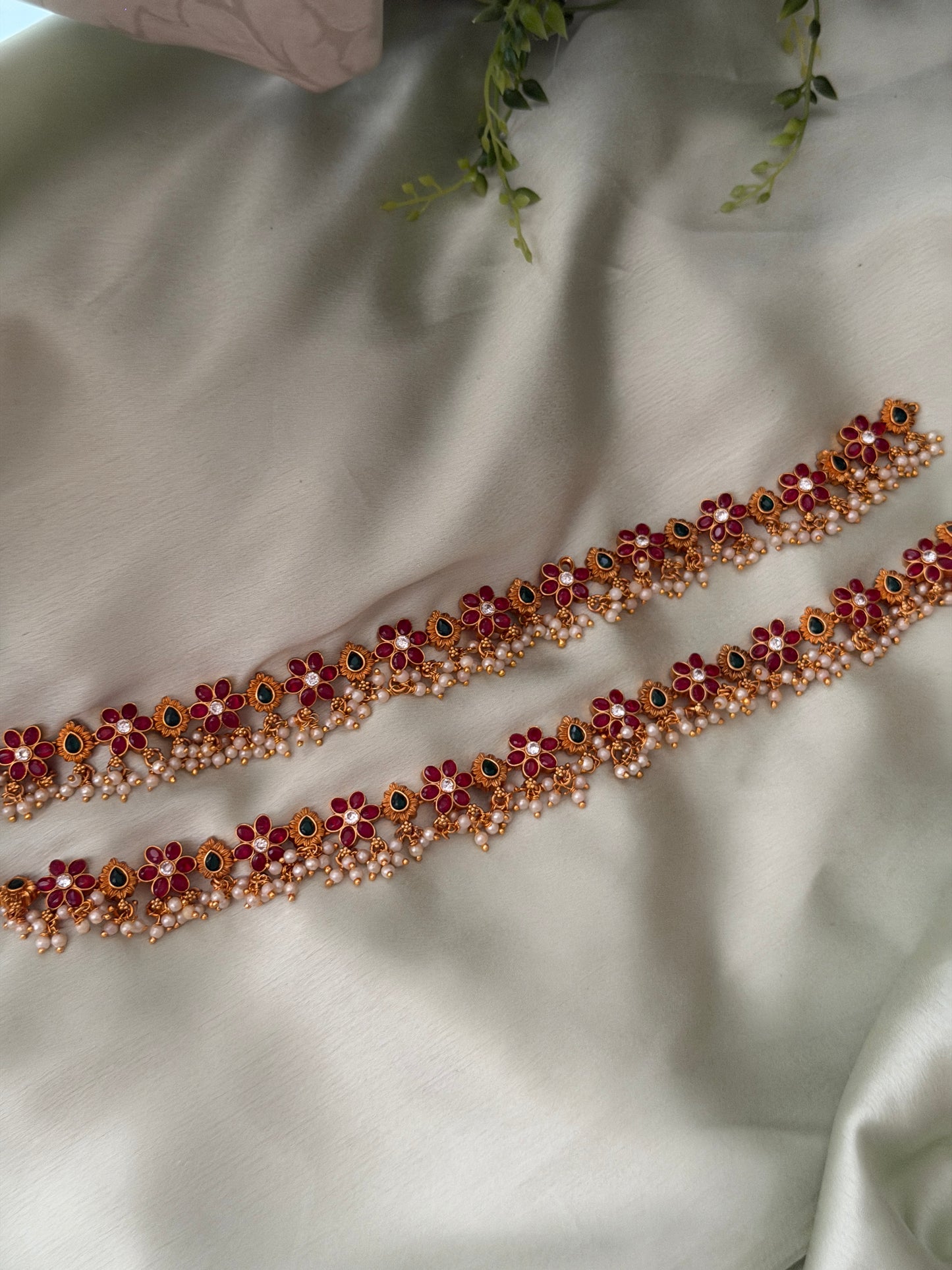 Mohana Kempu Anklets