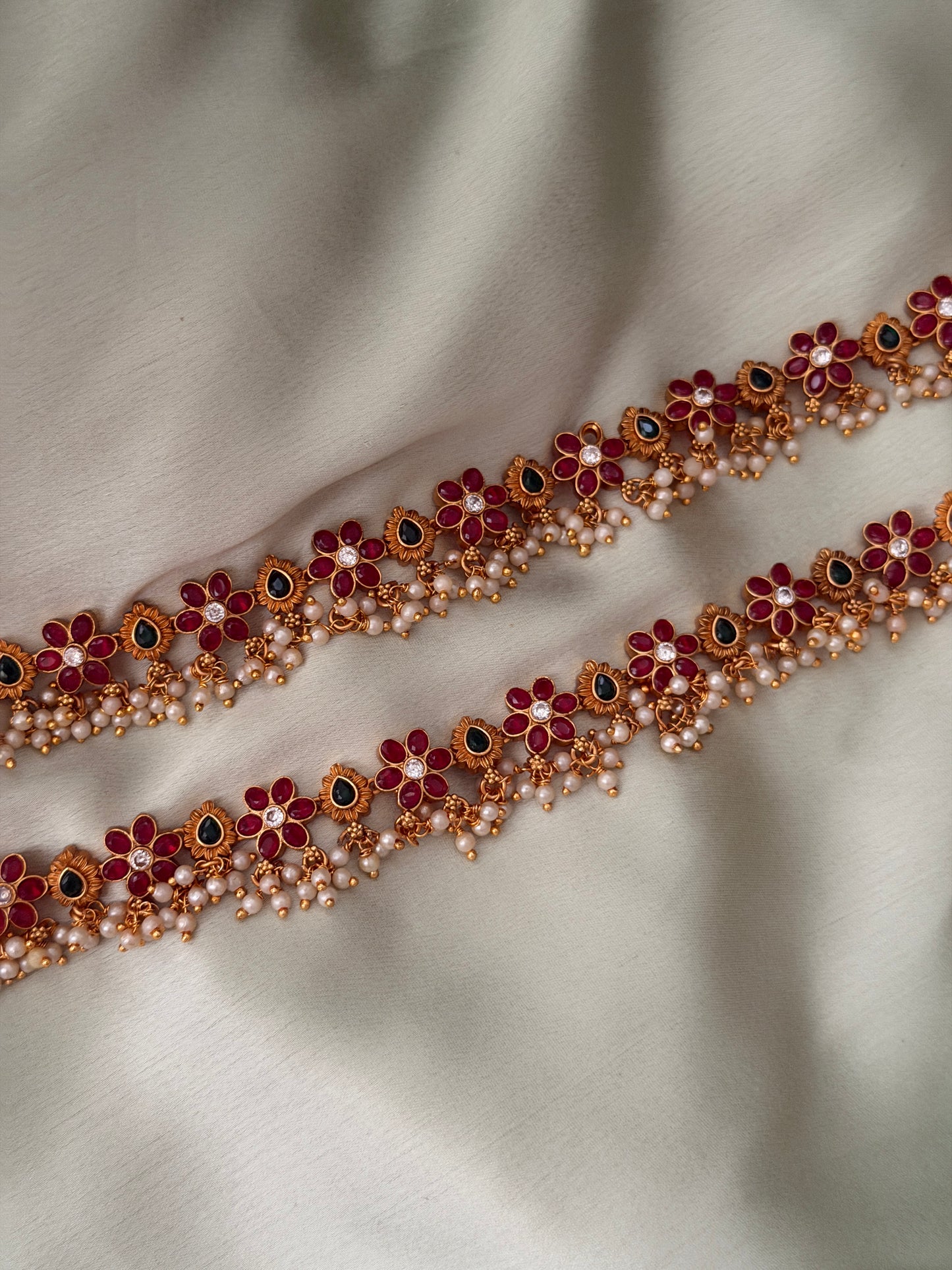 Mohana Kempu Anklets