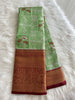 Limerick Green Kanchi Tissue Pattu