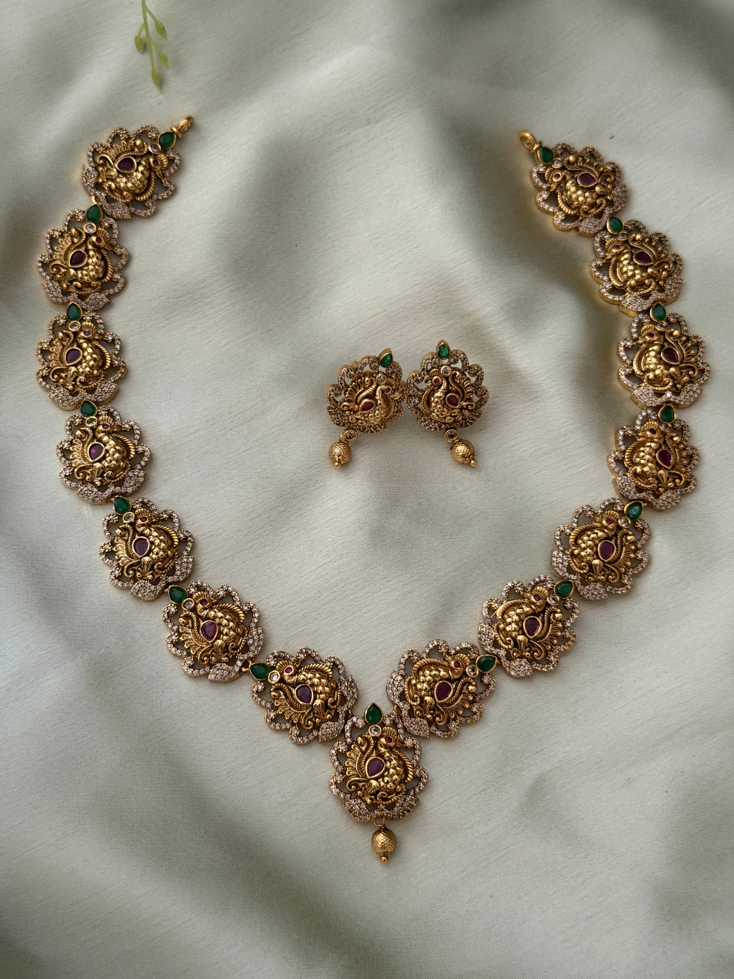 Tarini Peacock Necklace
