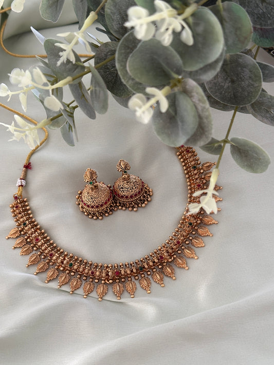 Ishaani Inspired Gold Replica Necklace