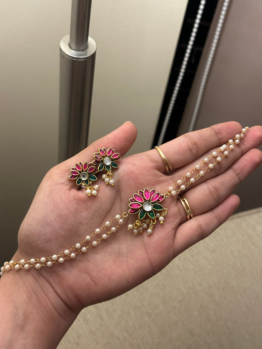 Shriya Lotus Pearl Choker