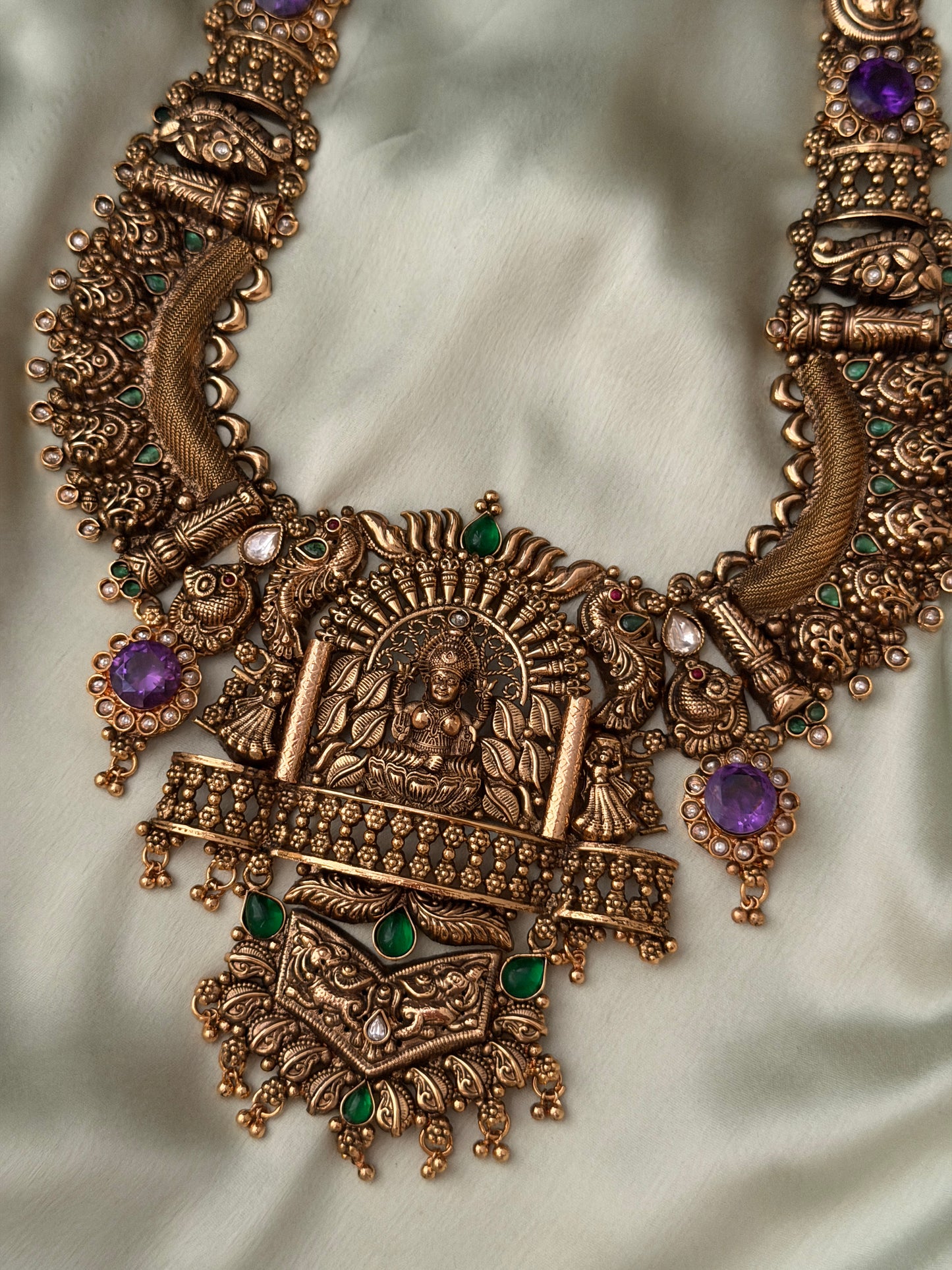 Vidhoora 1Gm Gold Replica Haaram