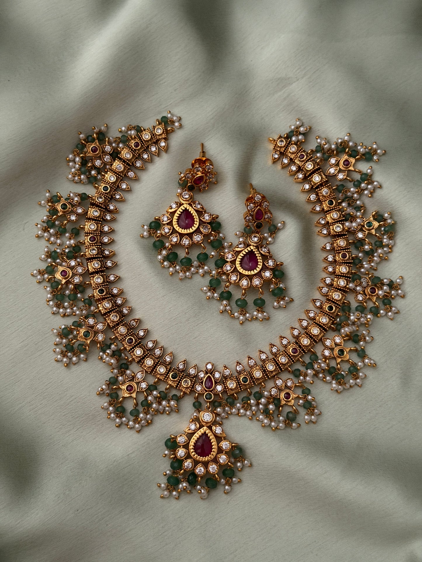 Saanthwana Guttapusalu Necklace