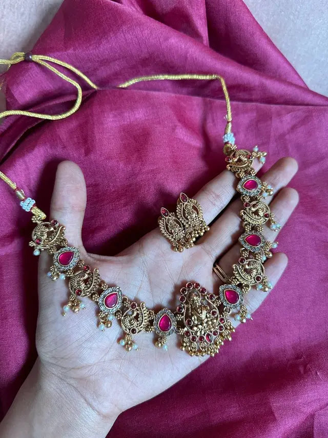 Premium Antique Ruby Necklace