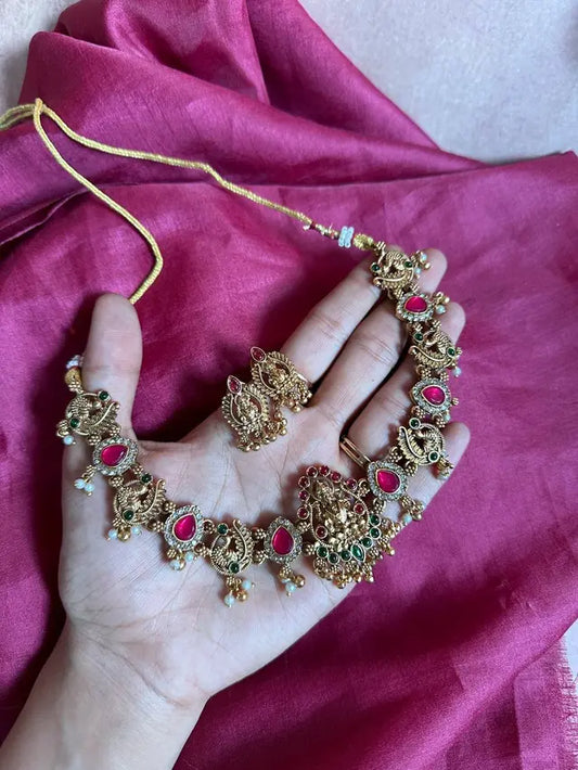 Premium Antique Ruby Necklace