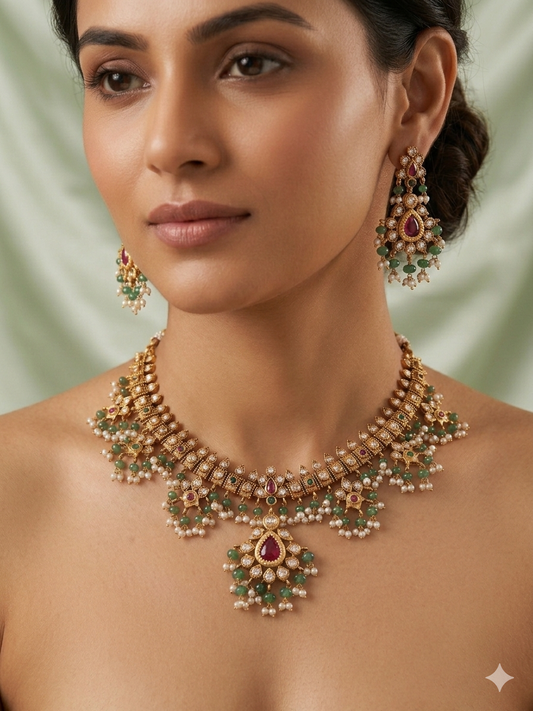 Saanthwana Guttapusalu Necklace