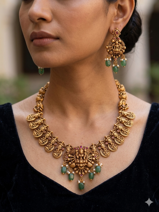 Lathika Devi Antique Necklace