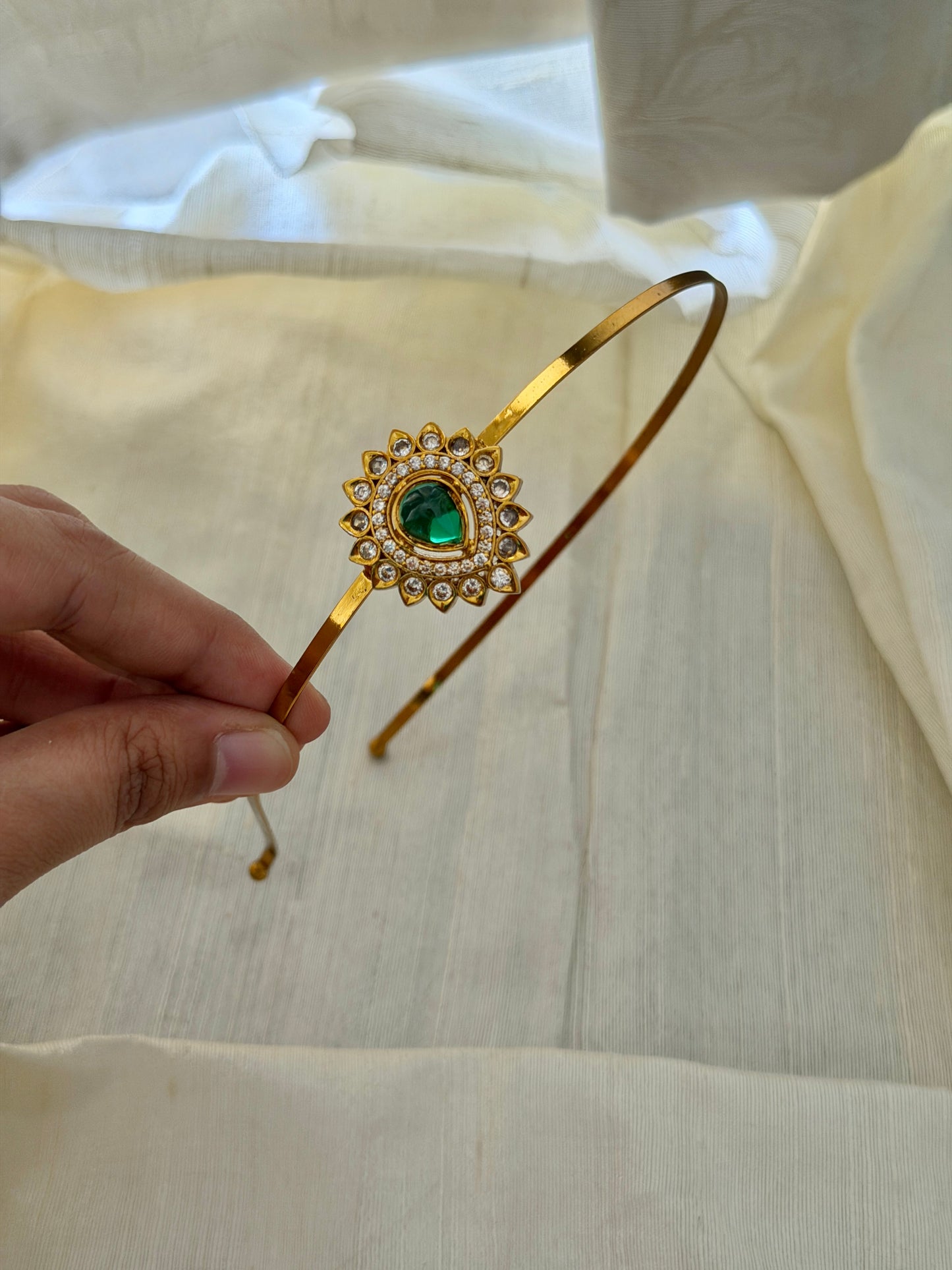 Tear Drop Polki Headband