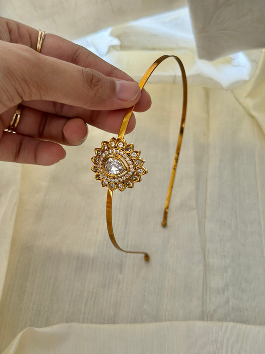 Tear Drop Polki Headband