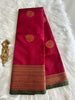 Blood Red Soft Silk Saree