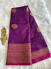 Violet Soft Silk Saree