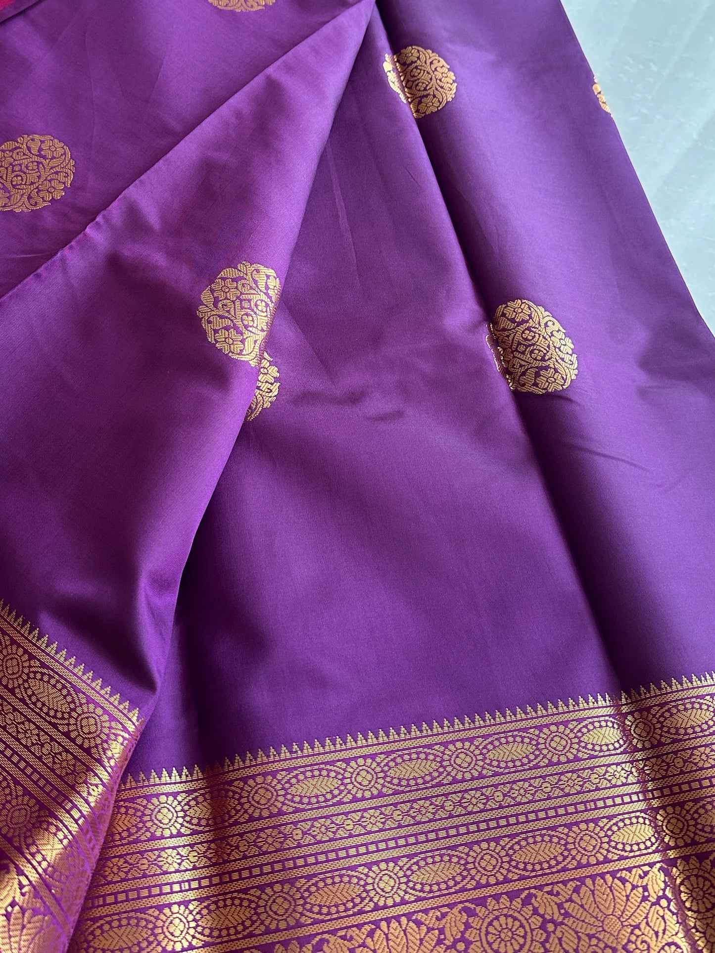 Violet Soft Silk Saree