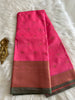 Powder Peach Soft Silk Saree