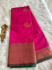 Barbie Pink Soft Silk Saree