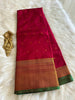 Red Manga Butta Soft Silk Saree