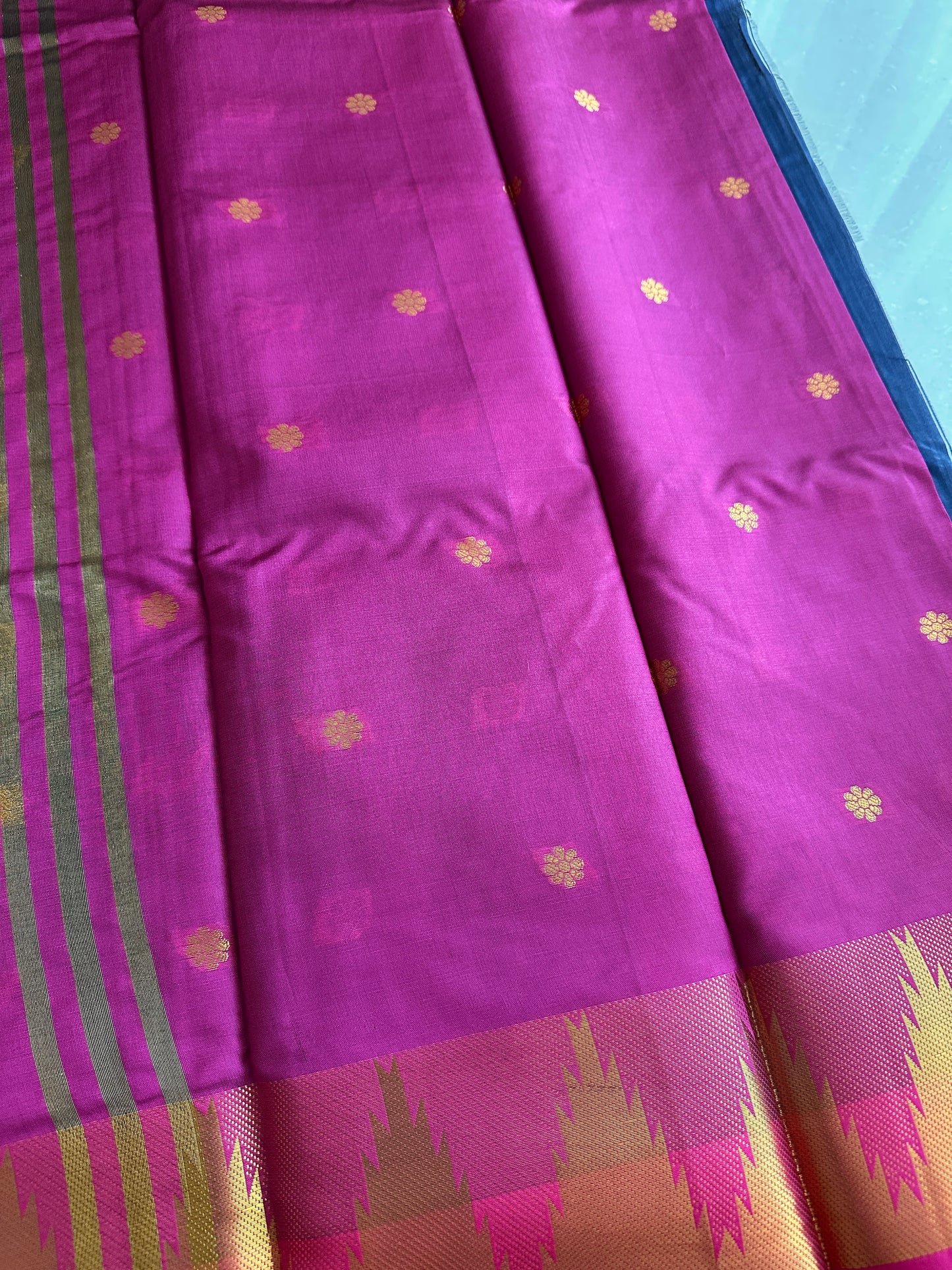 Royal Blue Soft Silk Saree