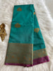 Teal Blue Soft Silk Saree