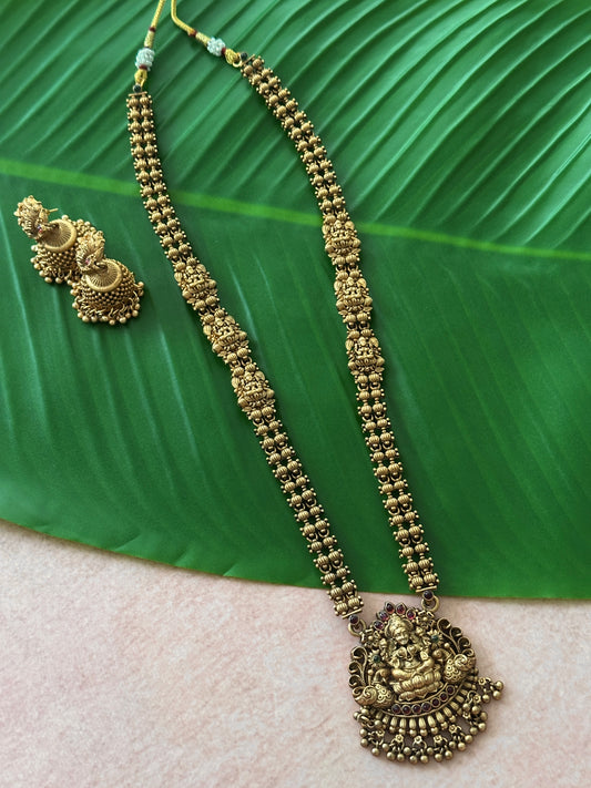 Tri Devi Antique Haaram Set