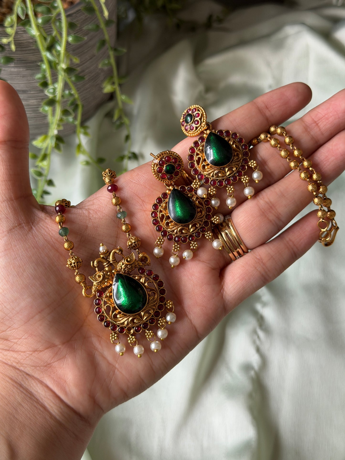 Malargham Palakka Pendant Chain