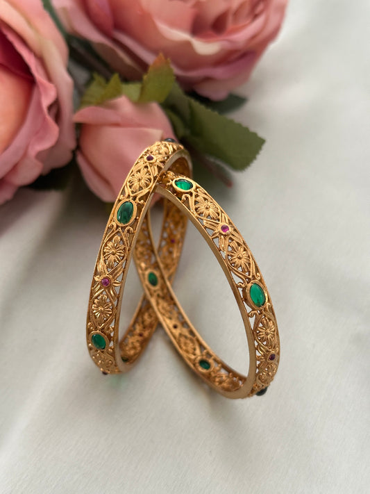 Asma Matte Bangles (Set of 2)