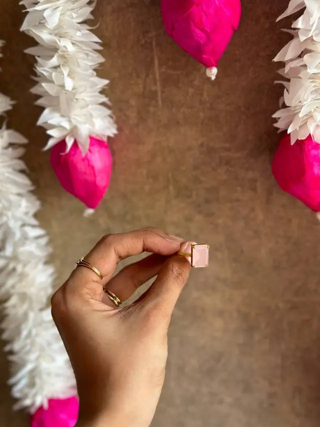 Baby Pink Finger Ring