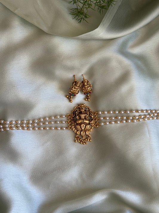 Three Line Devi choker