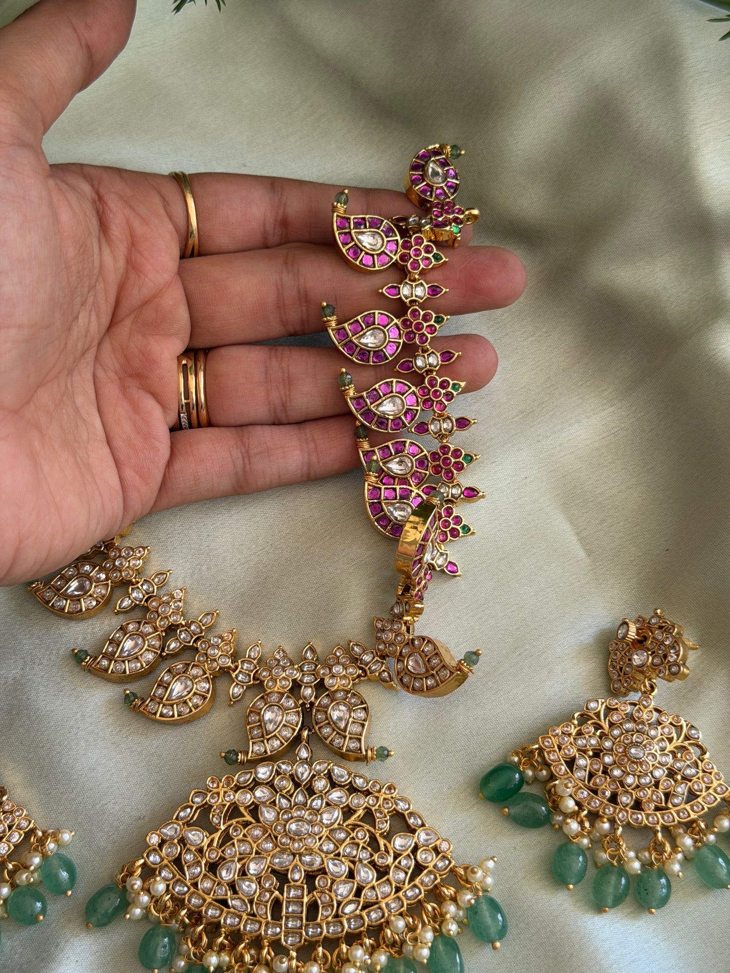 Reversible premium maanga Necklace
