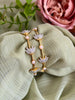 Pearl x Diamond Lotus Bangles