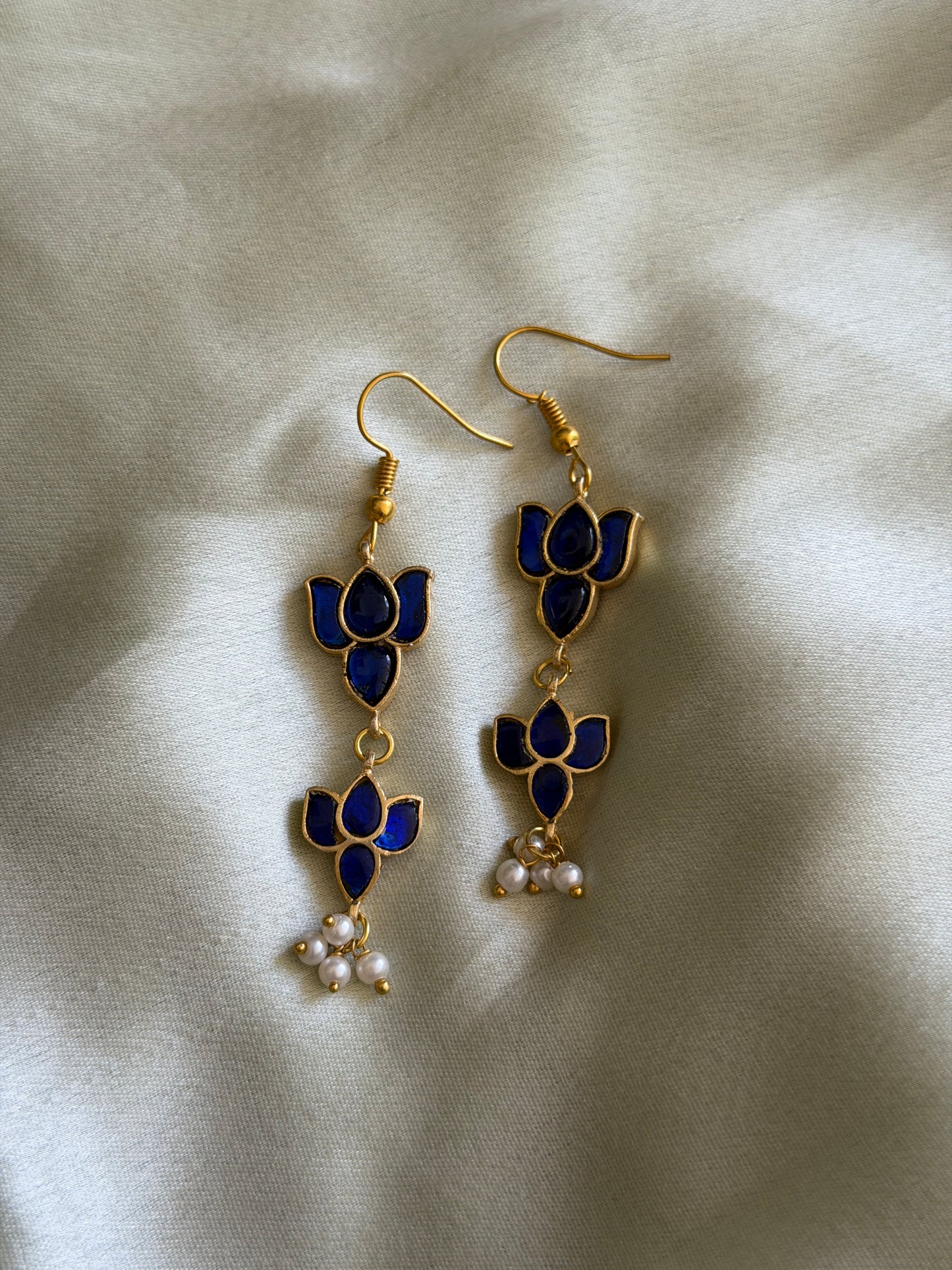 Dual Jadau Padma Drops