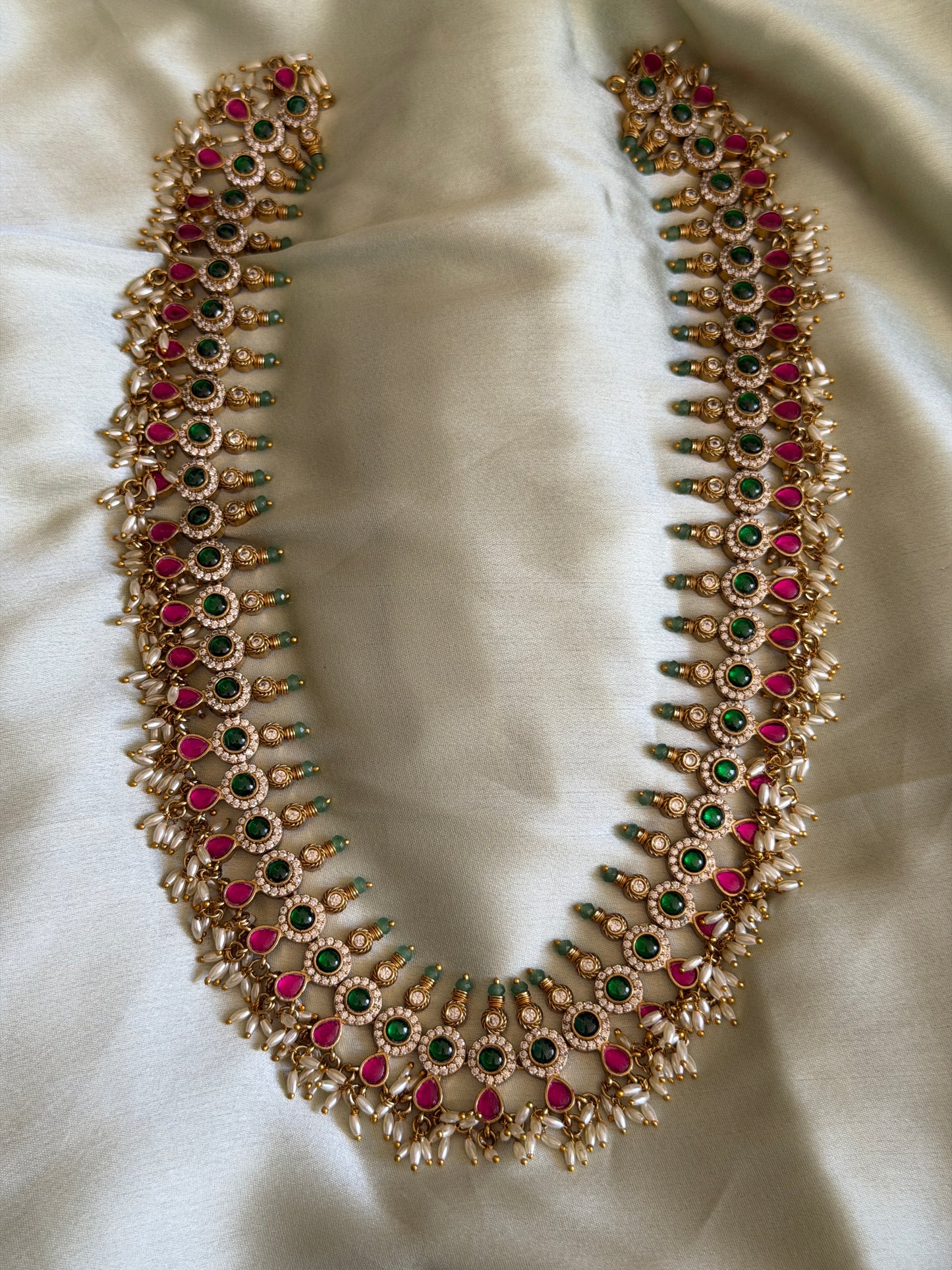 Premium Dual Tone Jadau Haaram