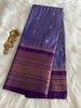 Medium Purple Semi Kanchivaram Pattu