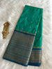 Peacock Blue Semi Kanchivaram Pattu v2.0