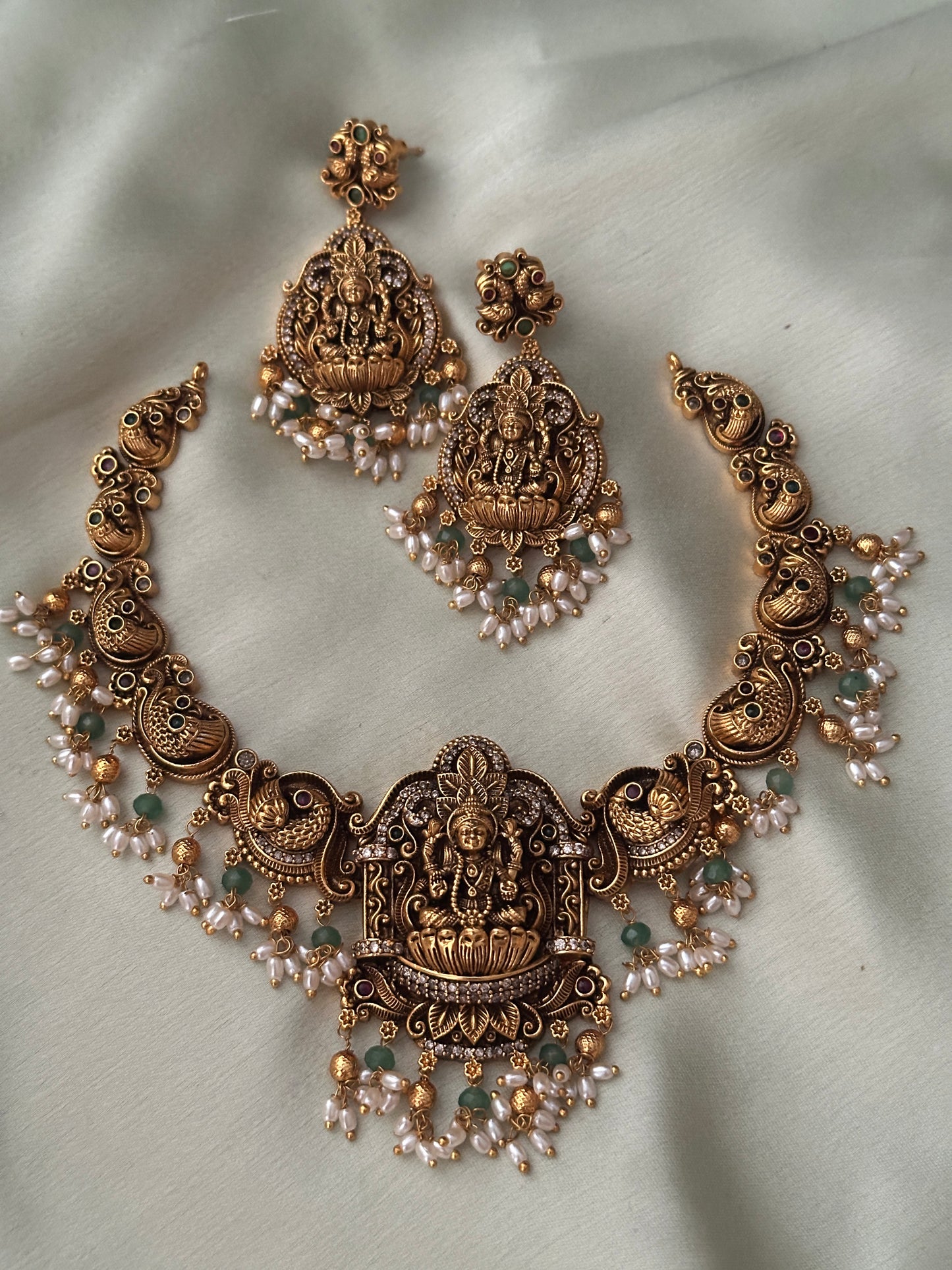 Kadhuram Gold Replica Necklace