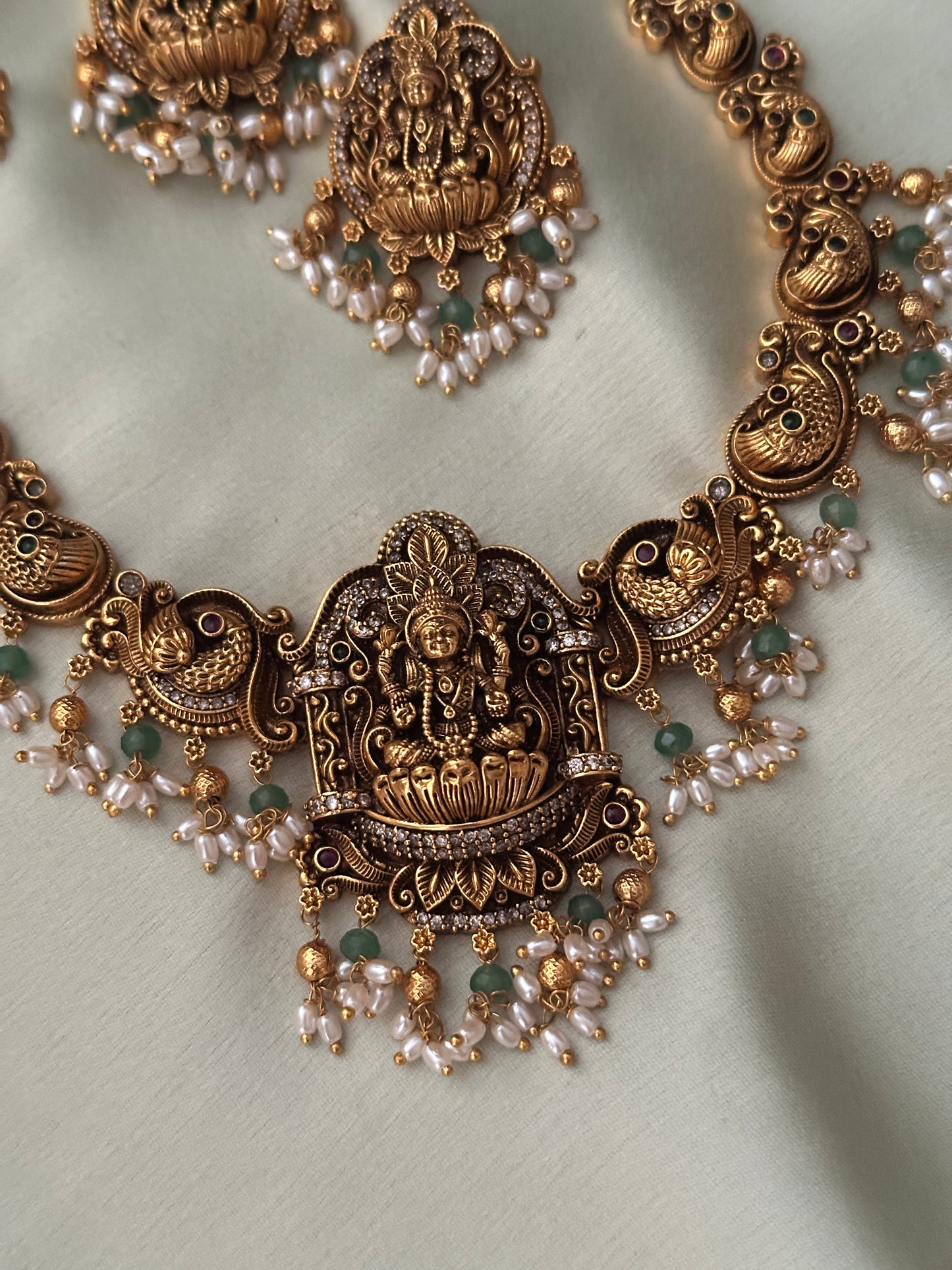 Kadhuram Gold Replica Necklace
