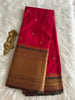 Bright Red Semi Kanchivaram Pattu